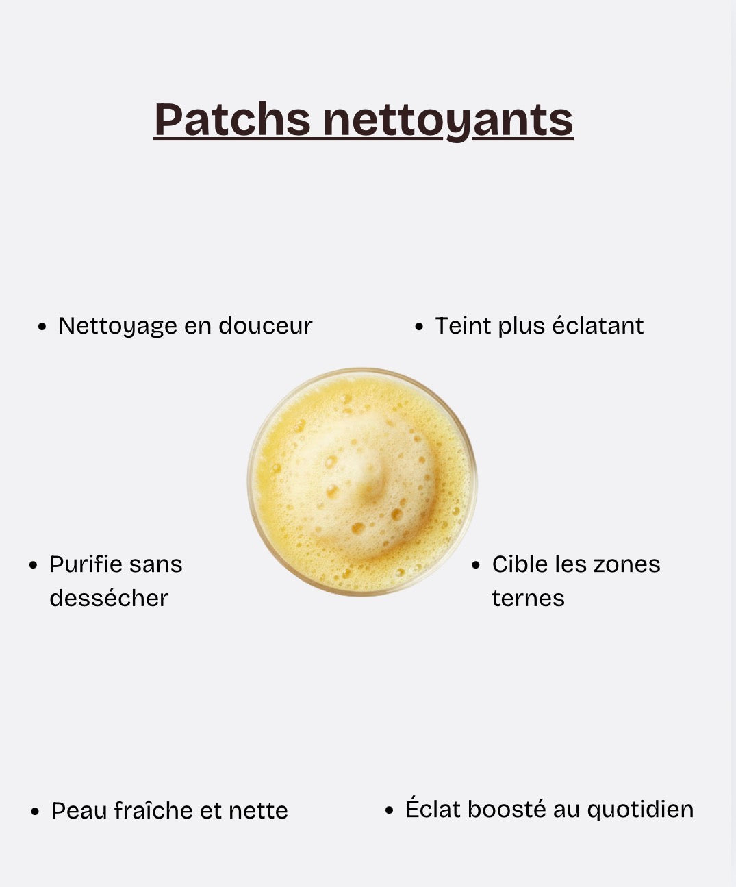 Patch nettoyant anti-taches