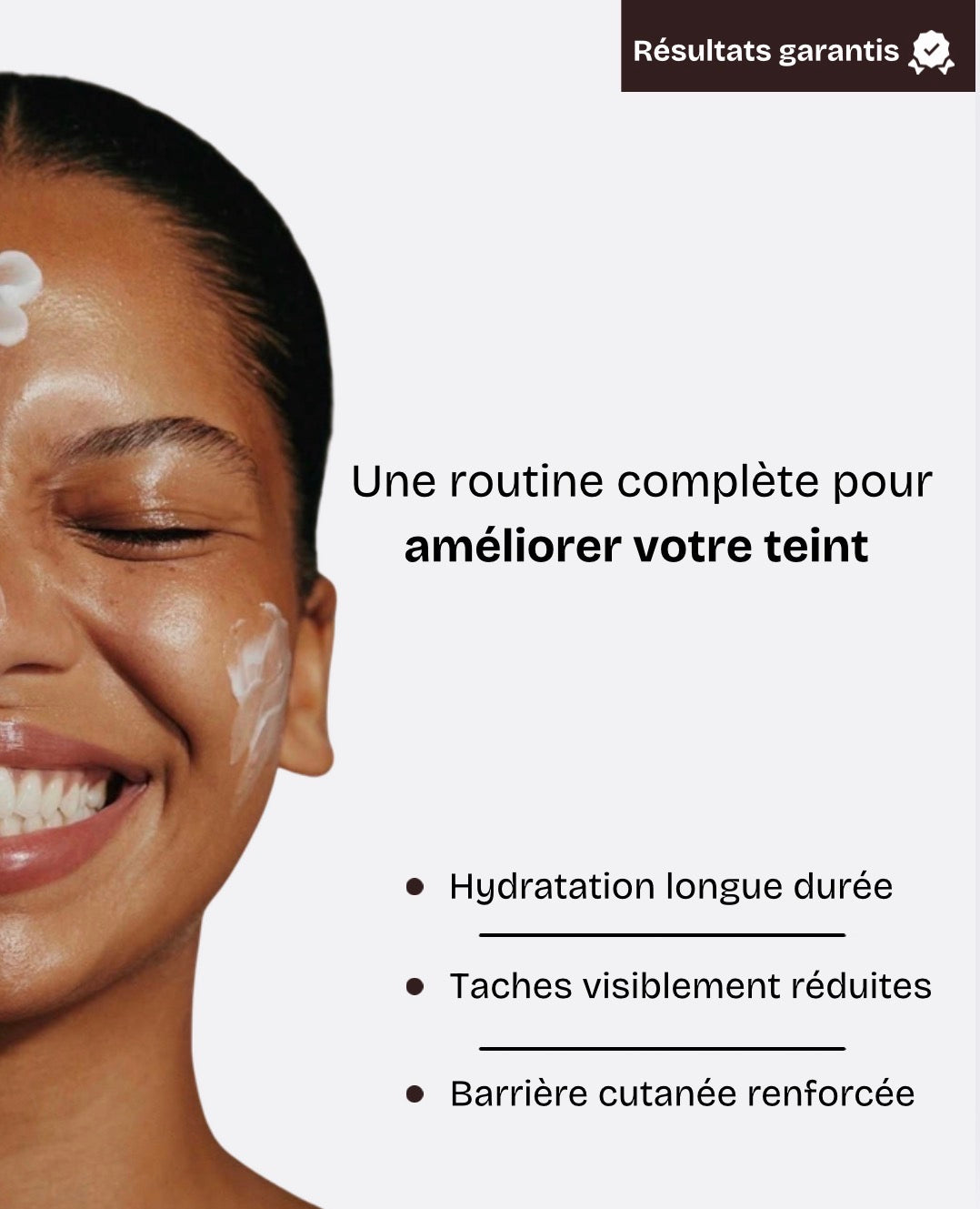 Routine anti-taches brunes